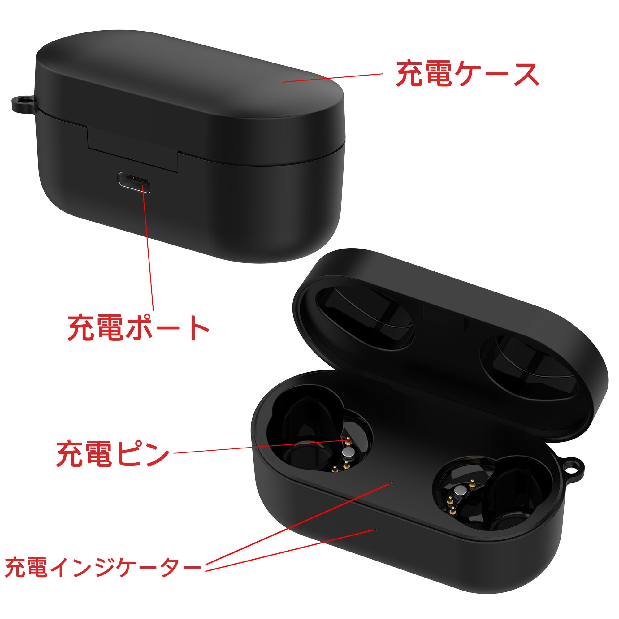 Amazon | 対応テクニクス AZ80 充電ケース、Technics AZ80イヤホン充電